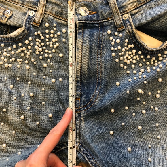 Zara Embellished Boyfriend Jeans - Picture 6 of 7